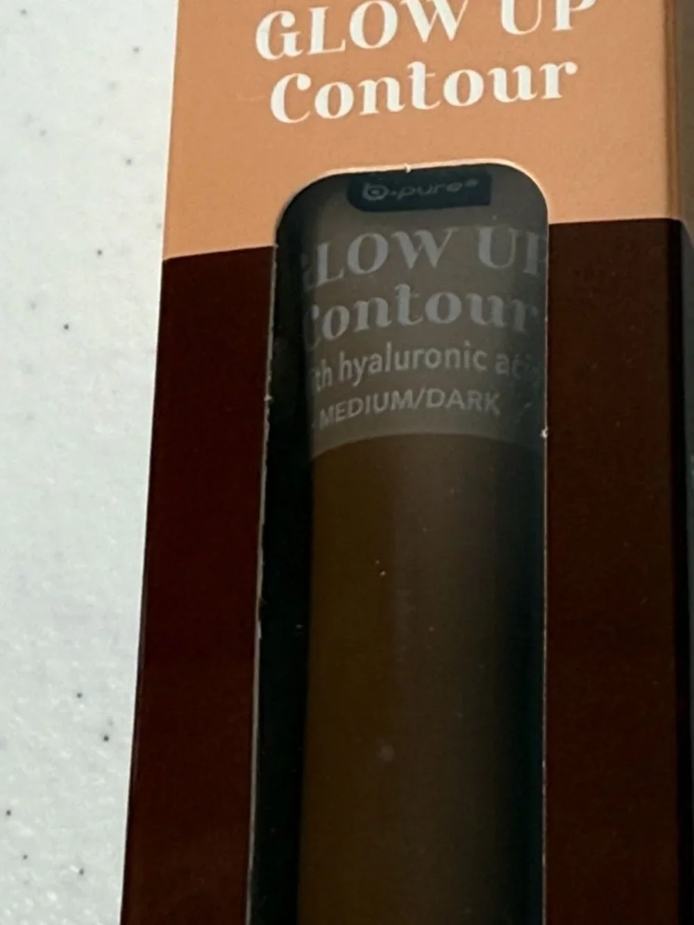 B Pure Glow Up Contour Medium Dark Liquid Contour Hyaluronic Acid